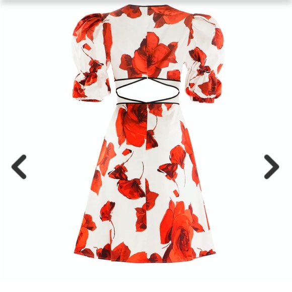 Women’s Autumn Adeigbo red Gisele Dress Dress Sz 8‎ - Picture 11 of 14